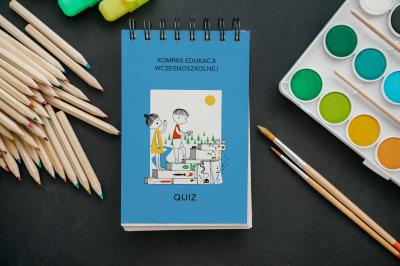 Kompas Edukacji Wczesnoszkolnej klasa II Quiz. Autor: Beata Szymańska, Radosław Szymański. SmakLiter.pl Okładka książki Kompas Edukacji Wczesnoszkolnej klasa II Quiz