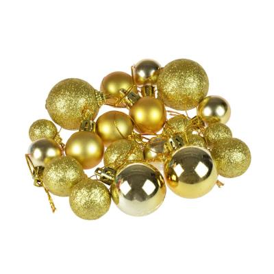 Opakowanie Komplet bombek załotych - mix rozmiarów