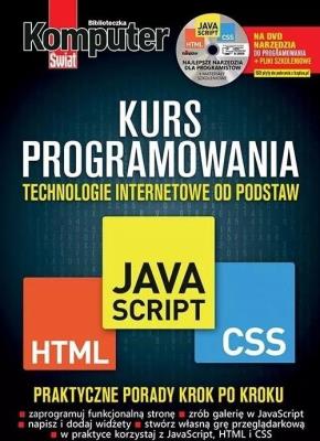 Okładka książki Komputer Świat Kurs programowania HTML JAVA SCRIPT
