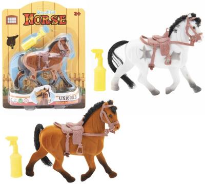 Opakowanie Koń flokowany 2 kolory MIX