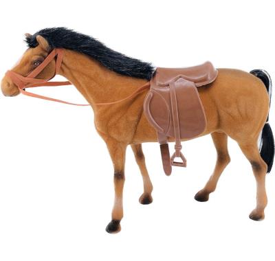 Opakowanie Koń flokowany brązowy