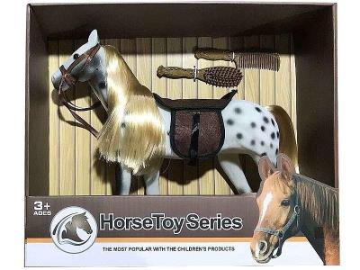 Opakowanie Koń flokowany z grzywą do czesania 40x34x11,5cm