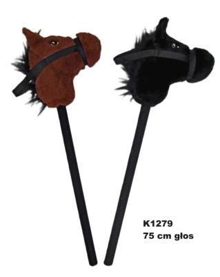 Opakowanie Koń na kiju z głosem 75cm MIX