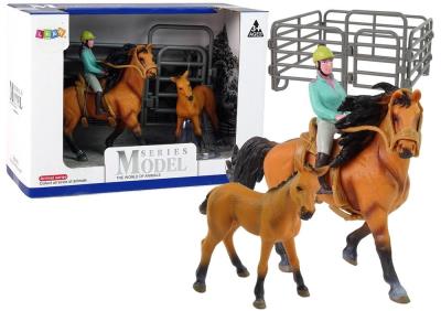 Opakowanie Koń z jeźdzcem, źrebakiem i zagrodą