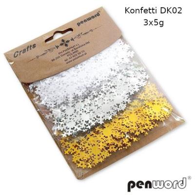 Opakowanie Konfetti śnieżynki 5g