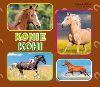 Konie. Коні. Autor:   Praca zbiorowa. SmakLiter.pl Okładka książki Konie. Коні