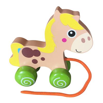 Opakowanie Konik drewniany do ciągnięcia