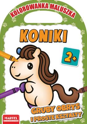 Okładka książki Koniki. Kolorowanka maluszka
