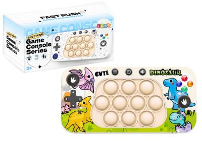Opakowanie Konsola zręcznościowa Pop It 4 tryby gry Dinozaury