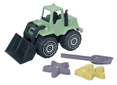 Opakowanie Koparka 30 cm z bioplastiku z łopatką i 2 foremkami