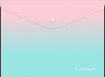 Opakowanie Koperta A4 na zatrzask Coolpack gradient strawber