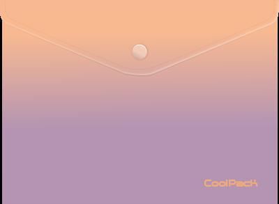Opakowanie Koperta na dokumenty na zatrzask A4 Coolpack Gradient BERRY