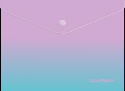 Opakowanie Koperta na dokumenty na zatrzask A4 Coolpack Gradient BLUEBERRY
