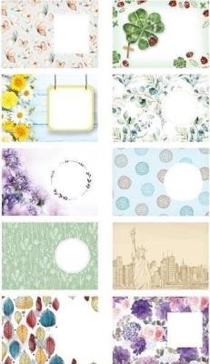 Okładka książki Koperty C6 kolorowe z różnymi motywami op-100szt