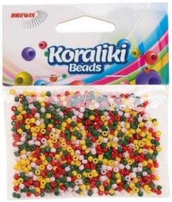 Koraliki akrylowe do nawlekania 35mm 30g. Wydawca: Brewis. SmakLiter.pl Opakowanie Koraliki akrylowe do nawlekania 35mm 30g