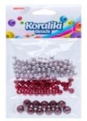 Opakowanie Koraliki do nawlekania 3 kolory 12g