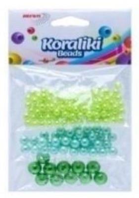 Opakowanie Koraliki do nawlekania 3 kolory 12g