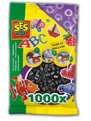 Koraliki do prasowanek czarne 1000 szt.. Wydawca: SES Creative. SmakLiter.pl Opakowanie Koraliki do prasowanek czarne 1000 szt.