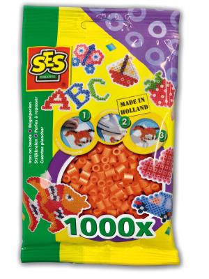 Koraliki do prasowanek pomarańczowe 1000 szt.. Wydawca: SES Creative. SmakLiter.pl Opakowanie Koraliki do prasowanek pomarańczowe 1000 szt.