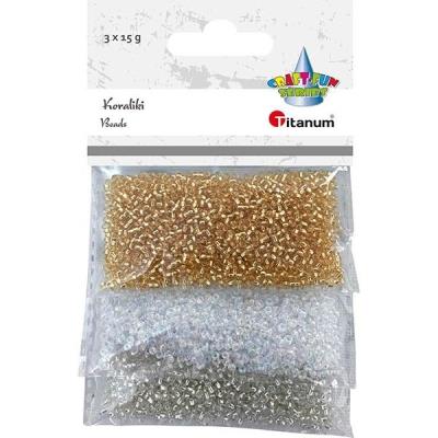 Opakowanie Koraliki plastikowe 15g