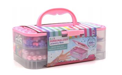 Opakowanie Koraliki w kuferku do robienia bransoletek