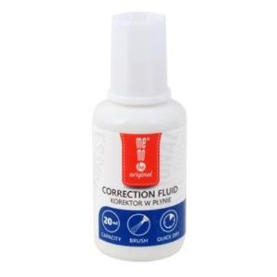Korektor w płynie MEMOBE 20 ml z pędzelkiem. Wydawca: MemoBe. SmakLiter.pl Opakowanie Korektor w płynie MEMOBE 20 ml z pędzelkiem