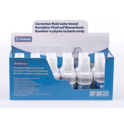 Korektor w płynie na bazie wody 20ml (12szt). Wydawca: Donau. SmakLiter.pl Opakowanie Korektor w płynie na bazie wody 20ml (12szt)