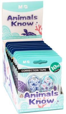 Opakowanie Korektor w taśmie Animal Planet MG display 10 szt.