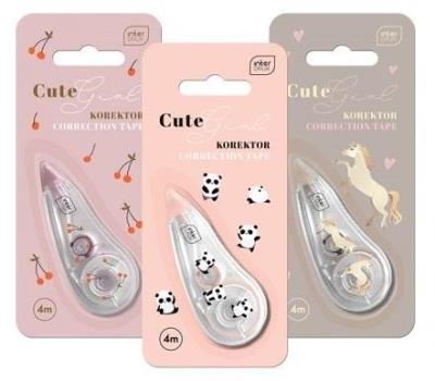 Opakowanie Korektor w taśmie Cute Girl mix