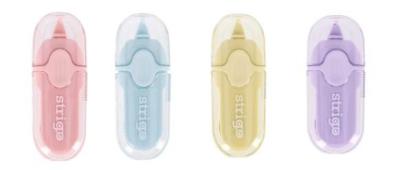 Opakowanie Korektor w taśmie mini 5mmx6m mix (12szt) STRIGO