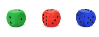 Opakowanie Kości do gry duże sportowe