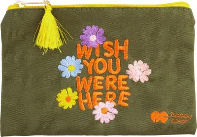 Kosmetyczka z haftem BLOOM-Boho Happy Color. Wydawca: HAPPY COLOR. SmakLiter.pl Opakowanie Kosmetyczka z haftem BLOOM-Boho Happy Color