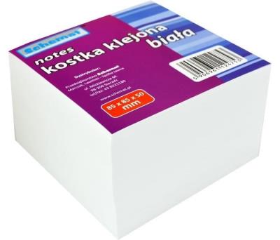 Opakowanie Kostka biała 85x85x50mm klejona