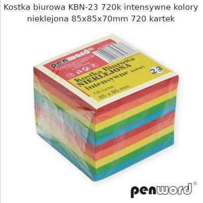 Opakowanie Kostka biurowa mix 85x85x70mm 720K