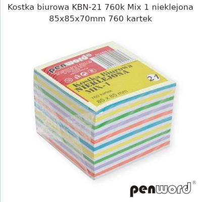 Opakowanie Kostka biurowa mix 85x85x70mm 760K