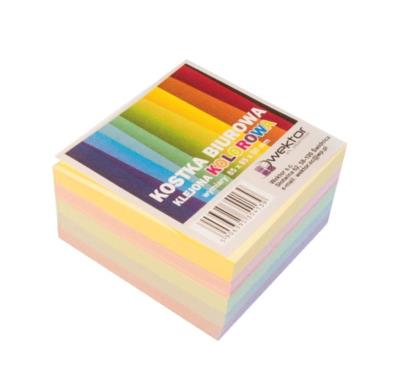 Opakowanie Kostka klejona kolor 85x85mm 5cm