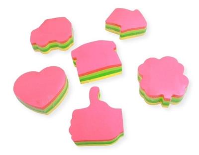 Opakowanie Kostka samoprzylepna fluo 225K kształty MIX