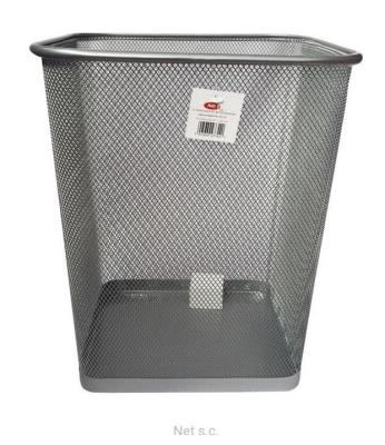 Kosz kwadratowy srebrny. Wydawca: NET. SmakLiter.pl Opakowanie Kosz kwadratowy srebrny