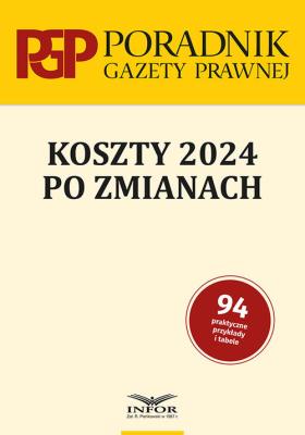 Koszty 2024 po zmianach. Autor: Krywan Tomasz. SmakLiter.pl Okładka książki Koszty 2024 po zmianach