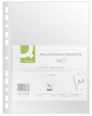 Koszulka A4 PP groszkowa (100szt). Wydawca: Q-CONNECT. SmakLiter.pl Opakowanie Koszulka A4 PP groszkowa (100szt)