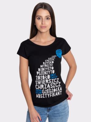 Opakowanie Koszulka damska czarna S