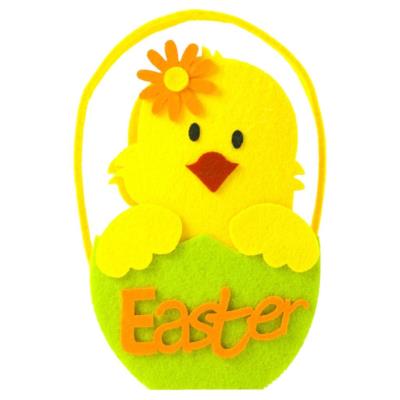 Opakowanie Koszyczek filcowy - kurczaczek