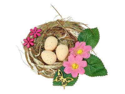 Koszyk z pisankami 13x11x4cm. Wydawca: ADAR. SmakLiter.pl Opakowanie Koszyk z pisankami 13x11x4cm