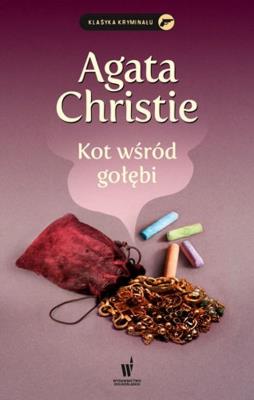 Kot wśród gołębi. Autor: AGATA CHRISTIE. SmakLiter.pl Okładka książki Kot wśród gołębi