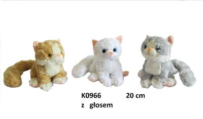 Opakowanie Kot z głosem 20cm MIX