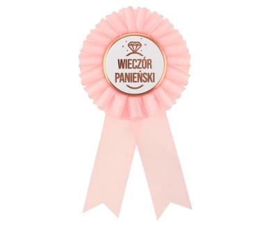 Opakowanie Kotylion Wieczór Panieński jasnoróżowy