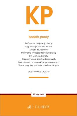 Okładka książki KP. Kodeks pracy oraz ustawy towarzyszące