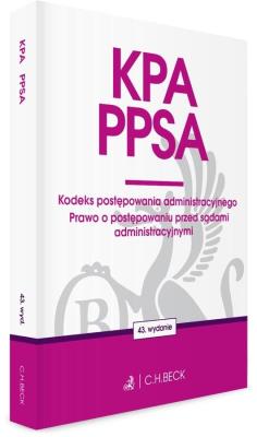 Okładka książki KPA. PPSA. Kodeks postępowania administracyjnego