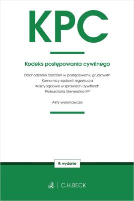 Okładka książki KPC. Kodeks postępowania cywilnego oraz ustawy towarzyszące