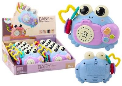 Opakowanie Krab grzechotka projektor na baterie dźwięk nieb